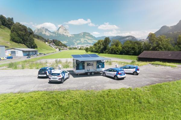 Mobile Ladestation für Events